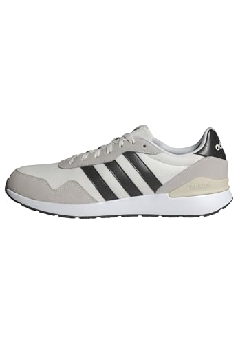 Adidas Herren Run 60s 4.0 Shoes, Core White/Core Black/Off White, 46 EU