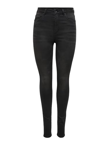 ONLY Damen Onlroyal Life Hw Sk DNM Bj13963 Noos Jeans, Black Denim, M/30L