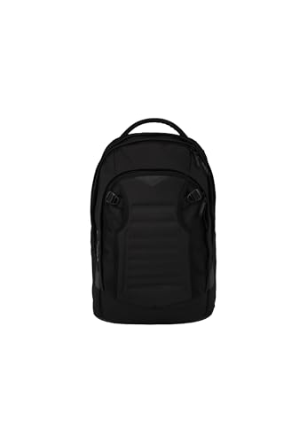 Satch match plus Schulrucksack, erweiterbar auf 35 Liter, ergonomisch, mit Fronttasche Blackjack - Schwarz
