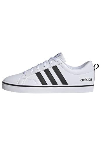 adidas Unisex VS Pace 2.0 Shoes, Cloud White / Core Black / Cloud White, 44 EU