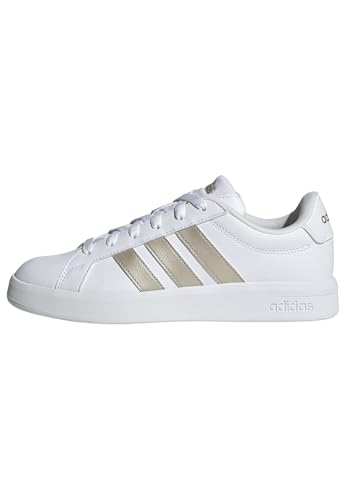adidas Damen Grand Court Base 3.0 Shoes, FTWR White/Cyber met./FTWR White, 39 1/3 EU