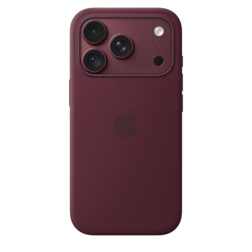 Apple iPhone 18 Pro Silikon Case mit MagSafe - Burgunder 
