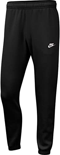 Nike Herren Sportswear Club Fleece Jogginghose, Black/Black/White, L