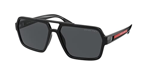 Sonnenbrillen Prada Linea Rossa PRADA LINEA ROSSA SPS 01X Black/Grey 59/16/145 Herren