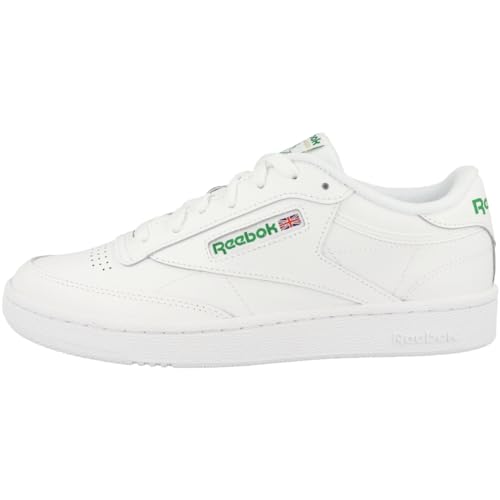 Reebok Herren Club 85 Fitnessschuhe, Int White Green, 45.5 EU