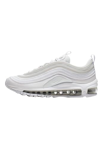 Nike Nike Air Max 97 (gs), Jungen Leichtathletikschuhe, Weiß (White/White/Metallic Silver 000), 36 EU