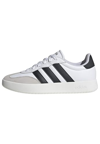adidas Herren BARREDA Shoes, Cloud White/Core Black/Grey One, 43 1/3 EU
