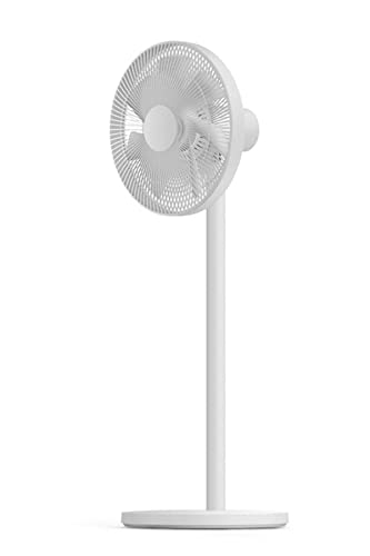 Xiaomi Mi Smart Standing Fan 2 Lite Tisch- & Standventilator mit optionaler iOS/Android Mi Home Appanbindung (38 W, 38-58 dB, 3 Geschwindigkeitsstufen, Alexa & Google Assistant kompatibel) Weiß