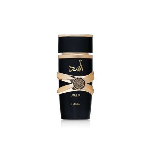 Lattafa Asad Lattafa für Unisex Eau de Parfum Spray, 100 ml Herren Damen Parfum