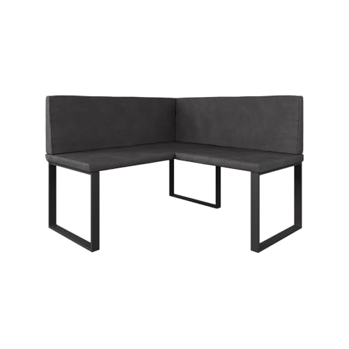 Vicco Eckbank Ravon, Anthrazit, 120 x 120 cm