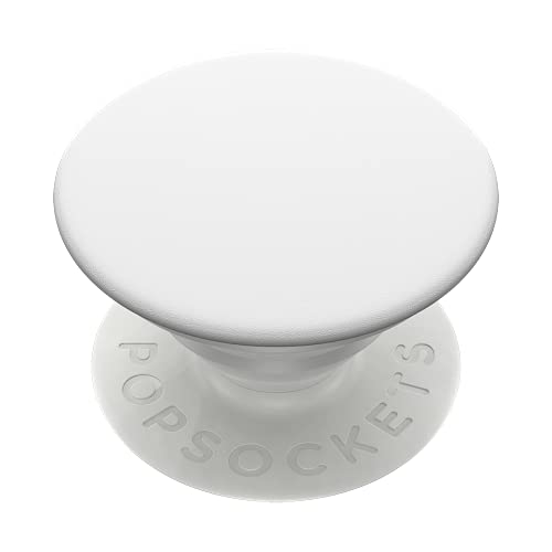 PopSockets Klebendes Handy-Grip, Halter, Handyständer, White - White