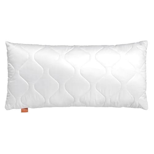 sleepling Kopfkissen 50x90 cm, Allergiker Kissen, waschbar, Made in EU, Oeko-TEX, langes Schlafkissen 50 x 90, Bettkissen, Pillow, Basic 100