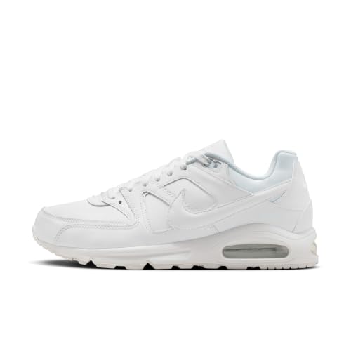 Nike Air Max Command Leather, Herren Turnschuhe, Elfenbein (Weiß White/Metallic Silver 102), 44 EU