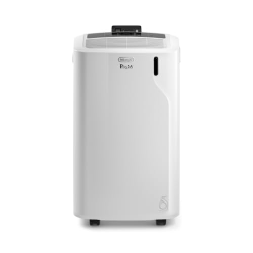 De'Longhi Pinguino - 3-in-1 Mobiles Klimagerät, für Räume bis 27 m², mit Luftentfeuchter & Ventilator, 9400 BTU, Leiser Betrieb, Fernbedienung, 24h-Timer, Energieeffizienzklasse A (PACEM82)