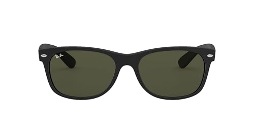 Ray-Ban Damen New Wayfarer Brillengestelle, Black Rubber, 55 mm EU