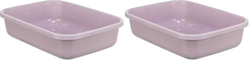 TRIXIE Junior Katzentoilette Kitty 27 x 9 x 37 cm - kompaktes Katzenklo mit niedrigem Rand für Kätzchen & Senioren-Katzen - 4042 (Packung mit 2)