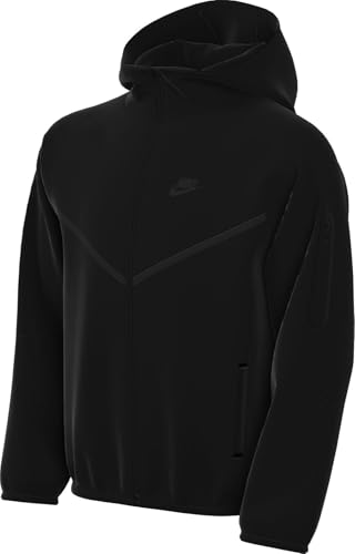 Nike Kinder Tch Fz - Pd Jacke, Black/Black/Black/Black, 146-158