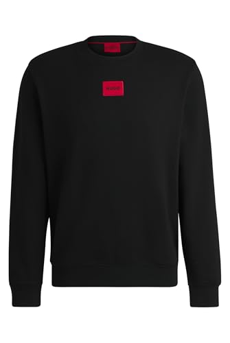 HUGO Herren Diragol212 Pullover, Black1, M EU