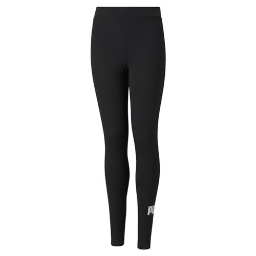 PUMA Mädchen Logo Leggings, Puma Black, 140 EU