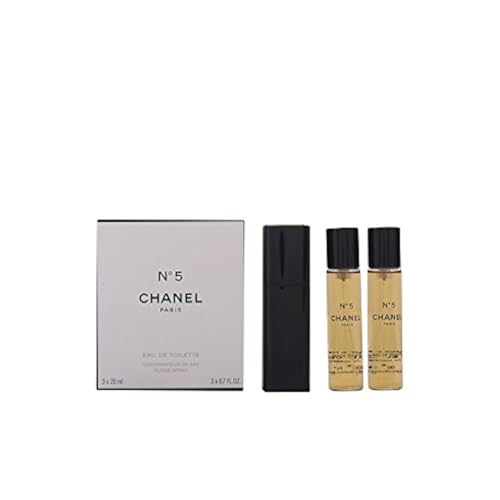 CHANEL Damendüfte N°5 Eau de Toilette-Zerstäuber Eau de Toilette Spray 20 ml + 2x Refill mit 20 ml 20 ml