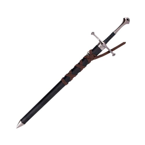 Kadetten-Schwert – Stahlklinge 59 cm, ideal für Fantasy-Fans, Cosplay & Sammler, inklusive Scheide (Model 5)