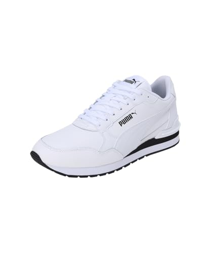 Puma Unisex St Runner V4 L Sneaker, Puma White Puma Black Puma White, 44 EU