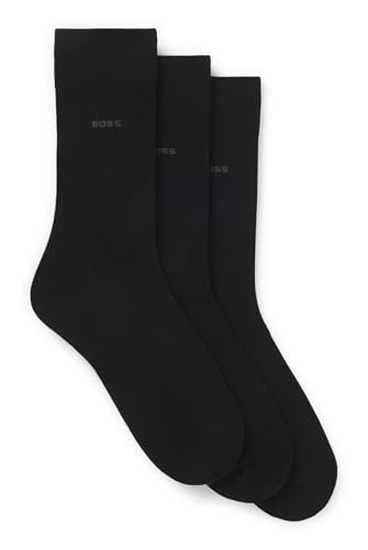 BOSS Herren 3p Rs Uni Sp Cc Socken, New - Black1, 43-46 EU