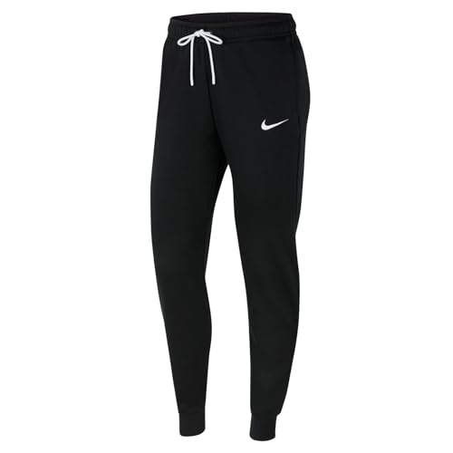 Nike Damen W Nk Flc Park20 Pant Kp Hose, Black/White/White, M EU