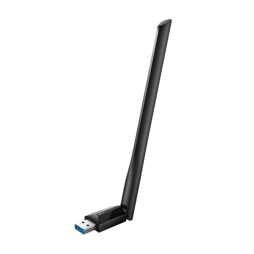 TP-Link Archer TX35U Plus WLAN Stick Für PC, Wi-Fi 6 AX1800 Dual Band Adapter, USB 3.0, MU-MIMO, Antennen mit hoher Verstärkung, WPA3-Verschlüsselung, Kompatibel mit Windows 11/10