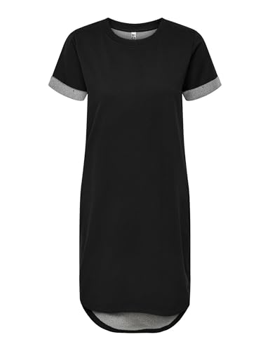 JDY Damen JDYIVY Life S/S Dress JRS NOOS Kleid, Black, XXL