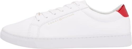 Tommy Hilfiger Damen Cupsole Sneaker Essential Schuhe, Mehrfarbig (Red/White/Blue), 38