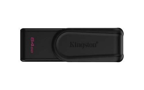 Kingston DataTraveler Exodia S USB-Stick - 64GB - USB 3.2 Gen 1 - USB Type A - Schwarz/Schwarz - DTXS/64GB