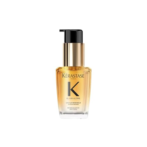 Kérastase Huile Originale Elixir Ultime, Haaröl für trockenes Haar, Pflegend und schützend für mehr Glanz ohne zu beschweren, Hitzeschutz und Anti-Frizz, 30 ml