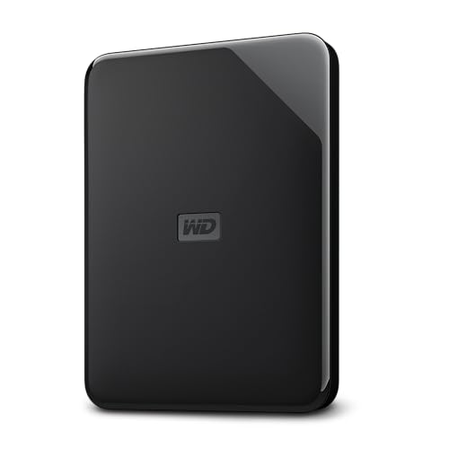 WD Elements AE 2 TB Tragbare Externe Festplatte, SuperSpeed USB 3.2 Gen 1/USB 3.0, Plug-and-Play-Erweiterung, Formatiert für Windows, Schwarz