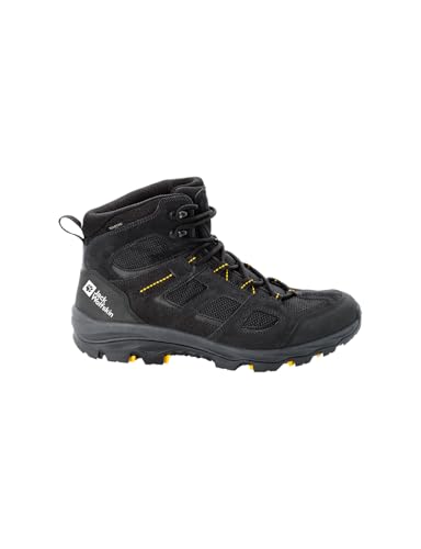 Jack Wolfskin Herren Vojo 3 Texapore Mid M, Black Burly Yellow Xt 2023, 43 EU