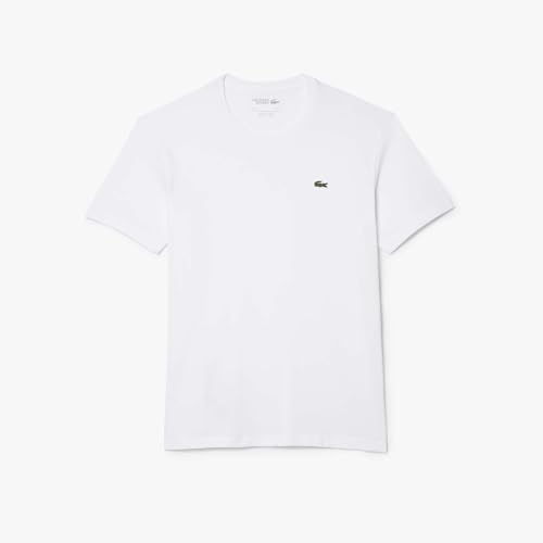 Lacoste Herren Th7618 T-Shirt, Weiß (Blanc), Medium (Herstellergröße: 4)