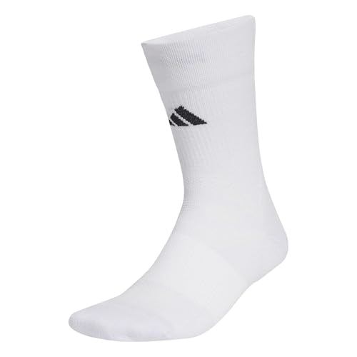 adidas Unisex Football Crew Performance Socks Cushioned, white/white/black, 37-40
