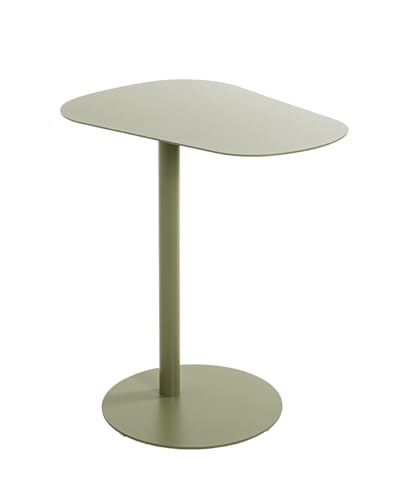 Haku Möbel Beistelltisch grün, Metall - Maße: B 53 cm x H 60 cm x T 38 cm, Style: Modern
