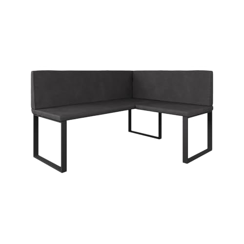 Vicco Eckbank Ravon, Anthrazit, 120 x 150 cm