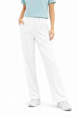 Medifashion 24 - Damen Berufshose weiss – Premium - Medizinische Arbeitshose Größe 34–58 – Bequeme & Elastische Hose für Ärzte, Pflege & Labor (DE/NL/SE/PL, Numerisch, 40, 42, Regular, Regular, weiss)