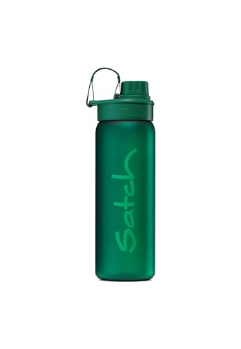 Satch Sport Trinkflasche BPA frei 650 ml, Auslaufsicher und Kohlensäure geeignet, für Sport- und Erfrischungsgetränke Grün