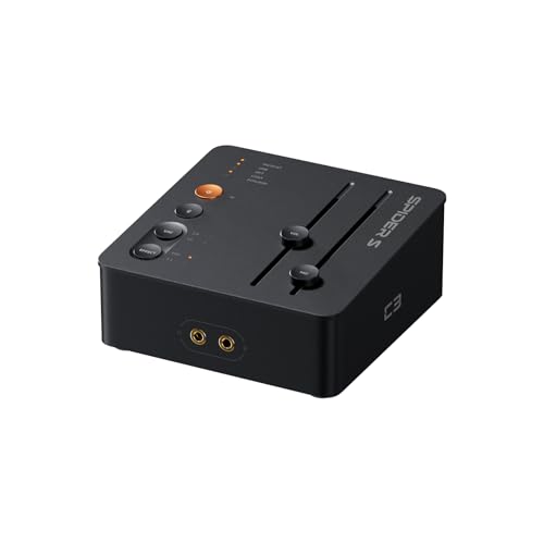 Fosi Audio C3 Gaming DAC, External USB Soundkarte mit Footstep Enhancement & 7.1 Surround, Noise Cancelling Mic fur FPS Gaming, XMOS Hi-Fi Chipset, PCM 384kHz/DSD256 fur PC PS5 Switch