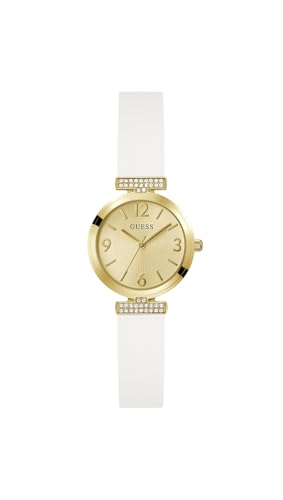 GUESS Damen ARRAY Uhr GW0912L2 Weiß Modern, Weiß, Modern