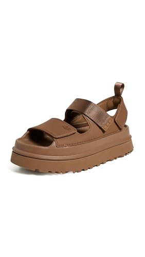 UGG Damen Goldenglow Schiebe-Sandalen, Bison Brown, 39 EU
