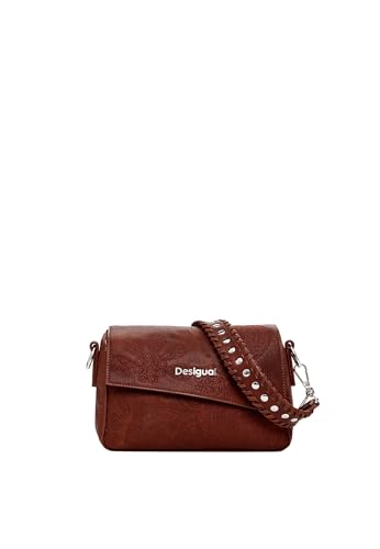 Desigual Women's Accessories PU Hand Bag, Brown