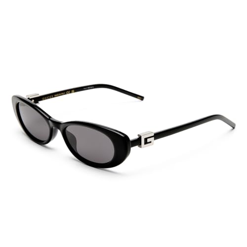 GUCCI Womens GG1680S Sunglasses, Black-Black-Grey, 52