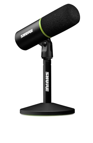 Shure MV6 USB Gaming Mikrofon, USB-C, Dynamisches Mikrofon, Streaming, Digital, für PC Gamer & Streamer