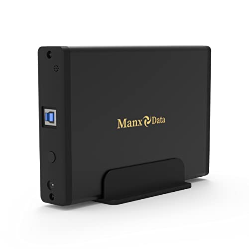 ManxData 2TB USB 3.0 Externe Festplatten für Xbox ONE/PS4/Fenster PC/Mac, Schwarz