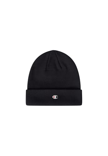 Champion Lifestyle Caps (806065) - Recycled Acryl Knitted Yarn Embroiedered C-Logo Mütze, Marineblau, Einheitsgröße Unisex - Erwachsene FW24, Marineblau, One Size
