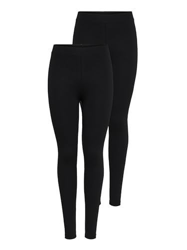 ONLY Female Leggings Onllive 2-Pack Slim Fit Leggings